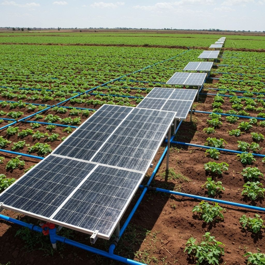 Solar-Powered Drip Irrigation