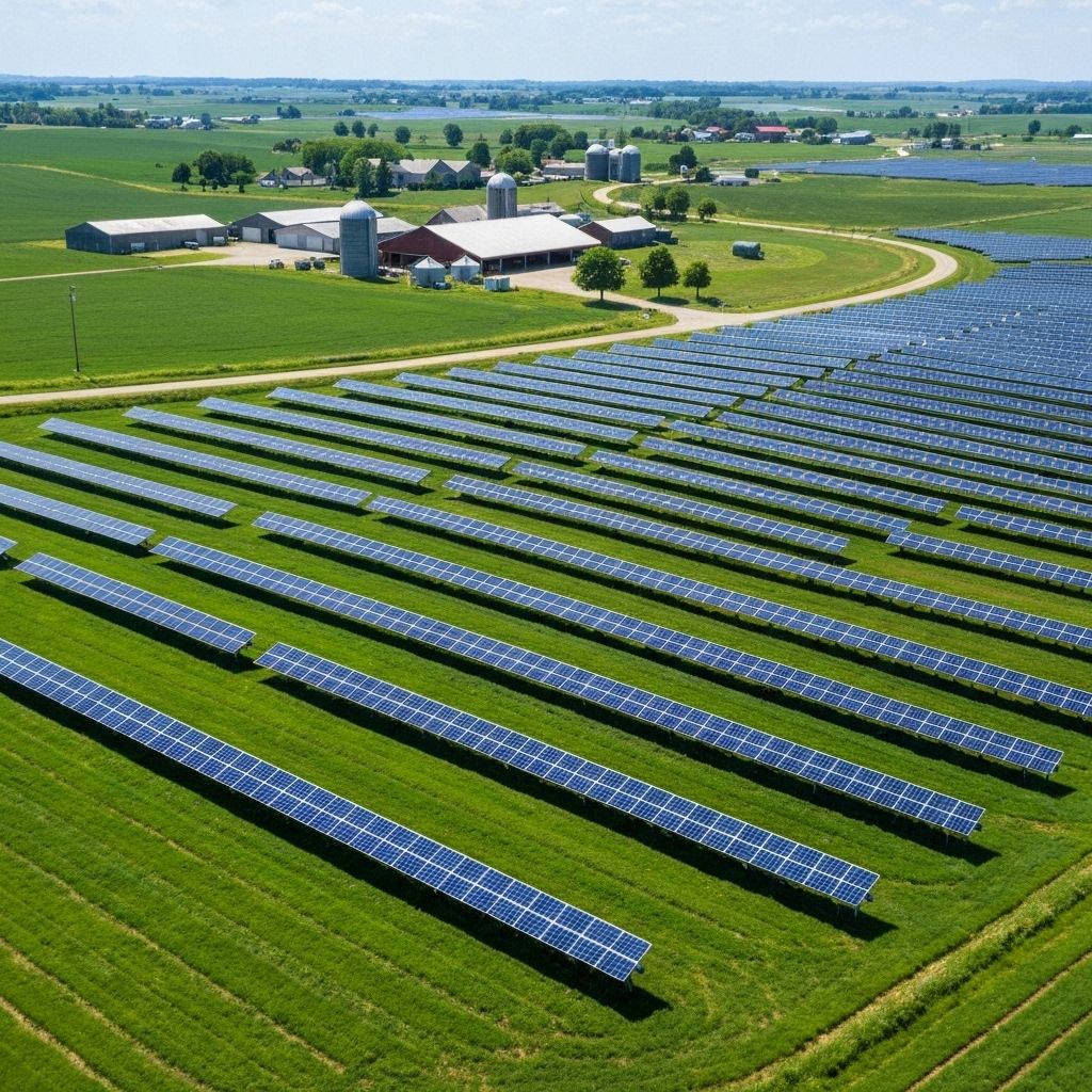 Solar-Powered Farming